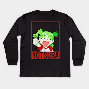 Yotsuba nnew 5 Kids Long Sleeve T-Shirt